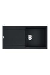 Франке Марис MRG 611-97 Фрагранит Мат Черен Мивка 97 x 50 см Вградена с Отцеждаща Част 114.0628.967