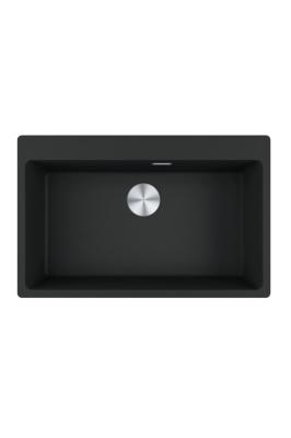 Франке Марис MRG 610-70 TL Фрагранит Мат Черен Мивка 78 x 50 см Настил с кранова банка 114.0668.727