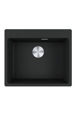 Franke Maris MRG 610-50 TL Fragranite Mat Черен Повърхностен мивката с отвор за смесител 114.0668.630