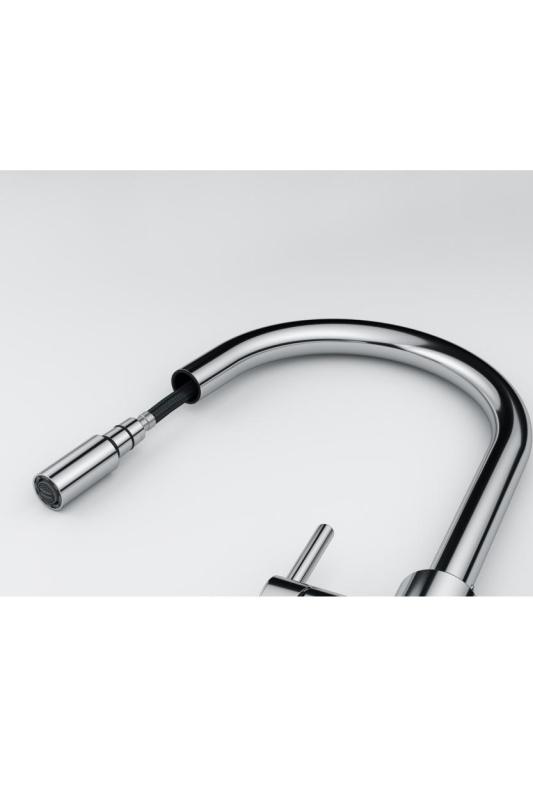 Франке Лина кухненски смесител хром с издърпващ душ 115.0693.229