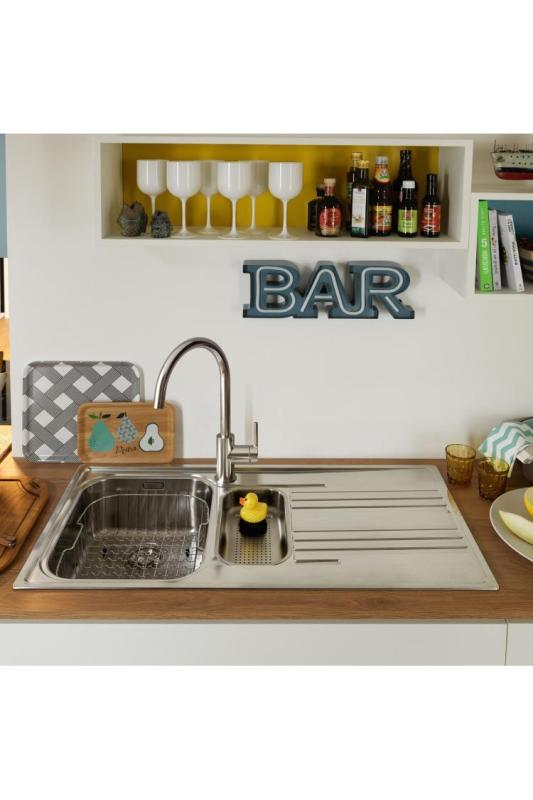 Франке Лина XL Кухненски смесител Хром с въртящ се изпускателен клапан 115.0693.228