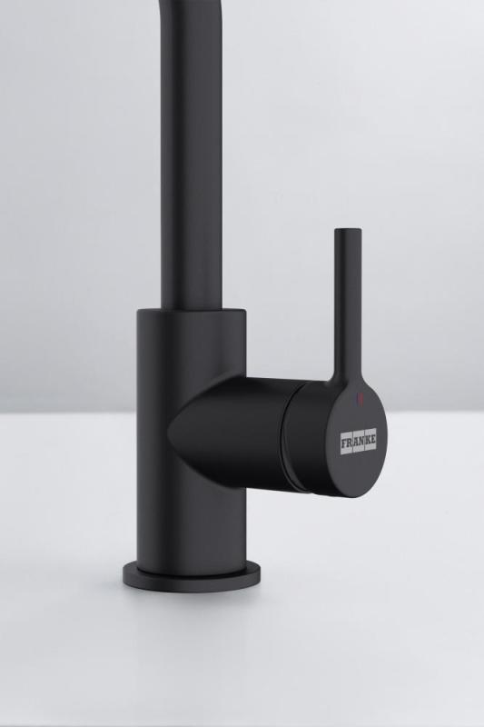 Франке Лина L Кухненски смесител с въртящ се излив Polar White 115.0728.479