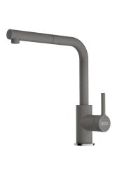 Франке Лина Л Кухненски кран Stone grey с издърпващ се чучур 115.0728.486