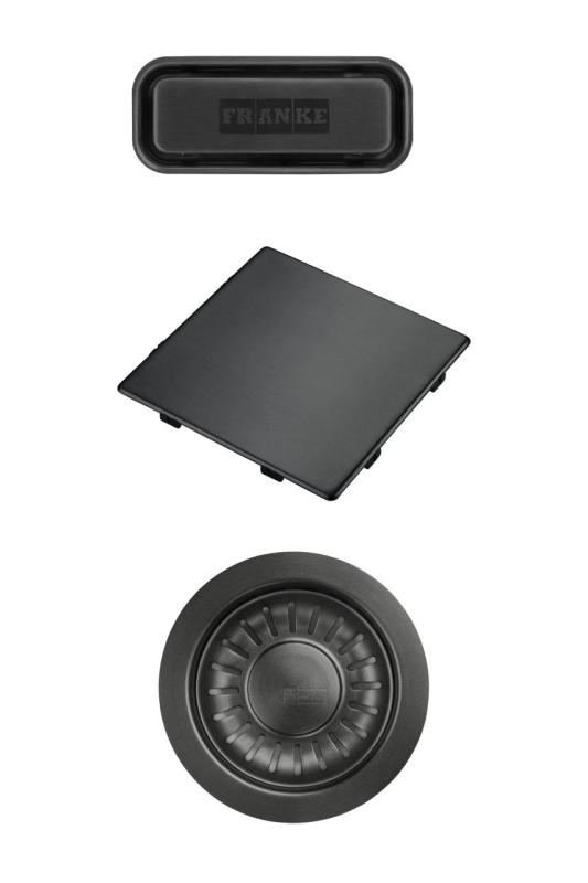 Franke Kubus 2.0 цветен комплект за отводнение Gun Metal 1208970828