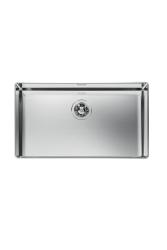 Foster Phantom Slimline неръждаема стомана мивка 71x40cm Вградена за керамични плотове 1208971121