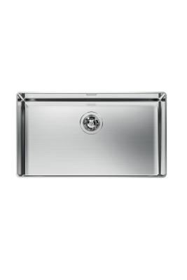 Foster Phantom Slimline неръждаема стомана мивка 71x40cm Вградена за керамични плотове 1208971121