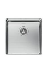 Foster Phantom Slimline RVS Мивка 40x40cm Подплотна за керамични плотове 1208971123