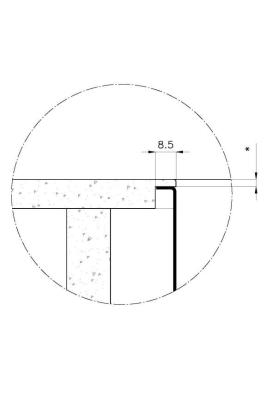 Foster Phantom Slimline RVS Мивка 40x40cm Подплотна за керамични плотове 1208971123