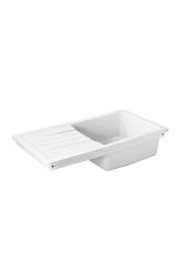 Ausmann Ceramic Sylva Керамична бяла мивка със сушилня 857 x 500 мм 1208971128