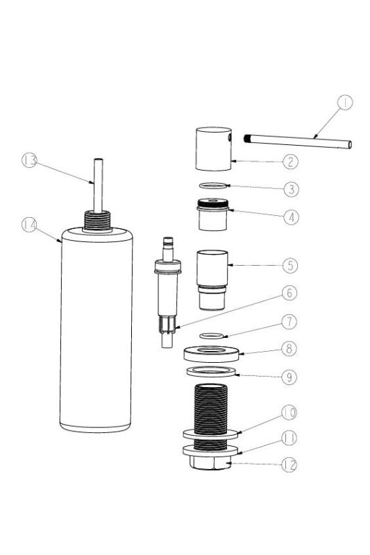 Вграден дозатор за сапун Ausmann Lirio в хром, пълнещ се отгоре 1208971203