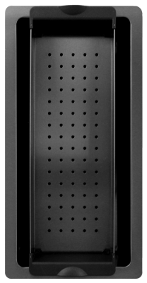 Pure.Sink Exclusivo Gun metal малко мивка 18x40 см 10mm радиус за вграждане, плоско вграждане и построяване PEX1840-61