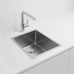Pure.Sink Exclusivo RVS мивка 34x40 см с радиус 10mm за вграждане, плоско вграждане и надстройка PEX3440-02