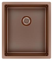 Pure.Sink Exclusivo Медено мивка 34x40 см 10мм радиус подградна, плоскостроене и надградба PEX3440-62