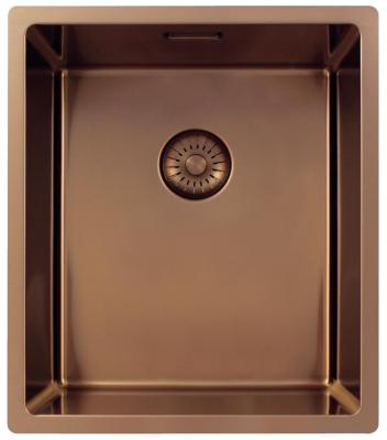 Pure.Sink Exclusivo Медено мивка 34x40 см 10мм радиус подградна, плоскостроене и надградба PEX3440-62