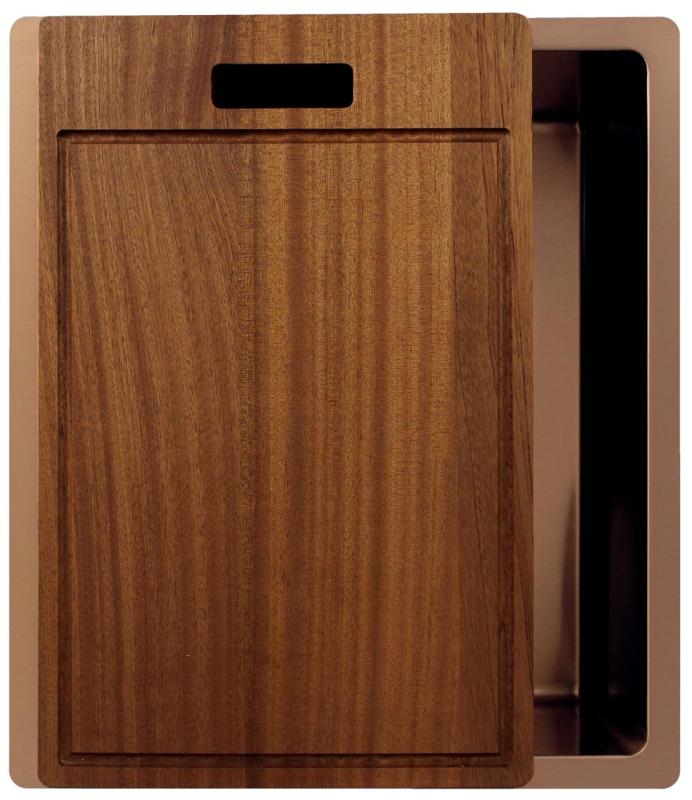 Pure.Sink Exclusivo Медено мивка 34x40 см 10мм радиус подградна, плоскостроене и надградба PEX3440-62