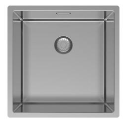 Pure.Sink Exclusivo RVS мивка 40x40 см 10мм радиус за вграждане, плоско монтиране и горно монтиране PEX4040-02