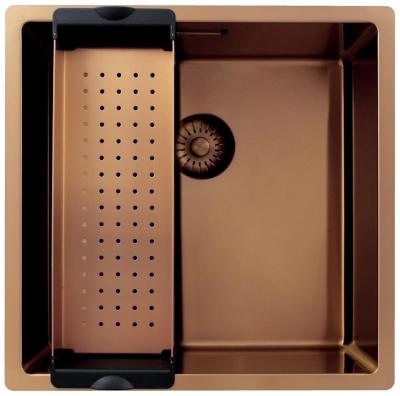 Pure.Sink Exclusivo Меден мивка 40x40 cm 10mm радиус подграда, плоскостроене и строителство PEX4040-62