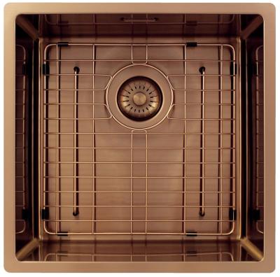Pure.Sink Exclusivo Меден мивка 40x40 cm 10mm радиус подграда, плоскостроене и строителство PEX4040-62