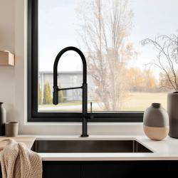 Pure.Sink Exclusivo Гън метал мивка 50x40 cm 10mm радиус подграда, равнинна градба и надградба PEX5040-61