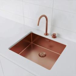 Pure.Sink Exclusivo Меден плот 50x40 см 10мм радиус за вграждане, равна и горна част PEX5040-62