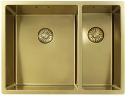 Pure.Sink Exclusivo Златен 1,5 половин чешма 34+18 см радиус 10mm PEX341840-60