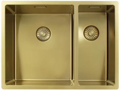 Pure.Sink Exclusivo Златен 1,5 половин чешма 34+18 см радиус 10mm PEX341840-60