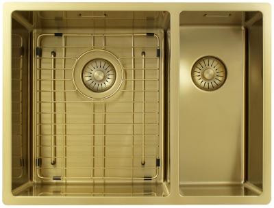 Pure.Sink Exclusivo Златен 1,5 половин чешма 34+18 см радиус 10mm PEX341840-60