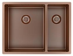 Pure.Sink Exclusivo Меден 1,5 полузатваращ се умивалник 34+18 см 10мм радиус PEX341840-62