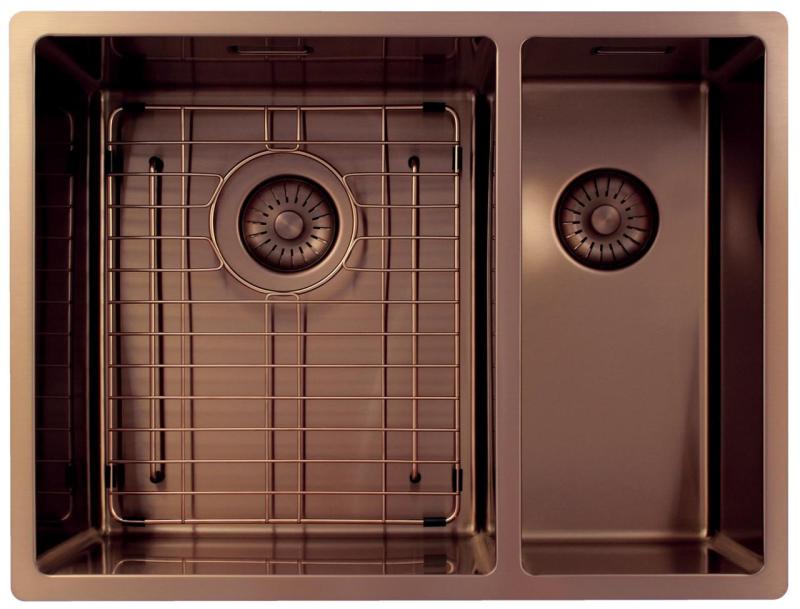 Pure.Sink Exclusivo Меден 1,5 полузатваращ се умивалник 34+18 см 10мм радиус PEX341840-62