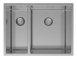 Pure.Sink Exclusivo RVS 1,5 полуторен мивка 18+34 см 10mm радиус PEX183440-02