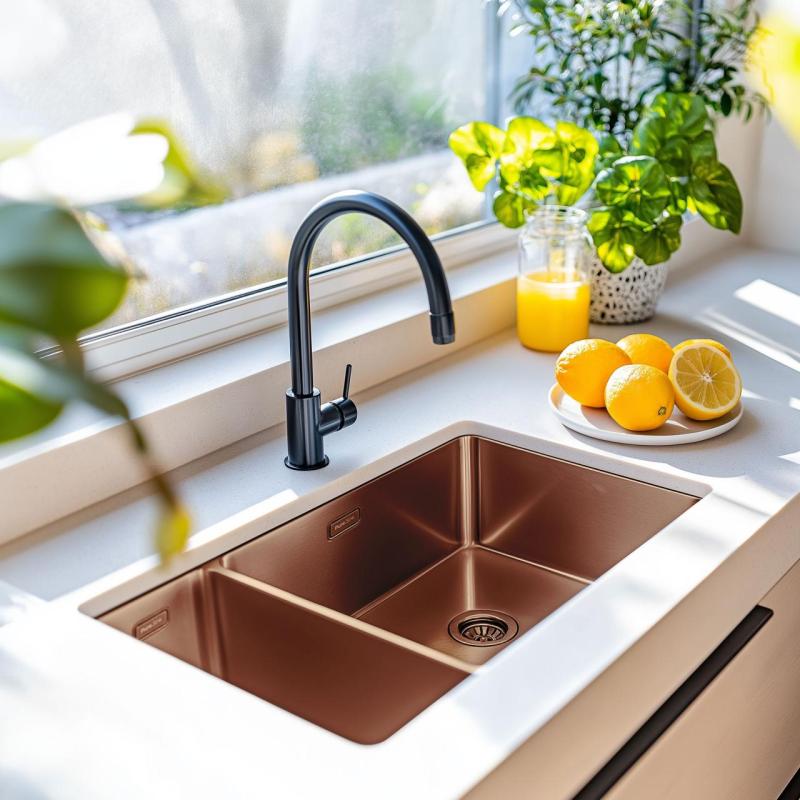 Pure.Sink Exclusivo Меден 1,5 половин чешми 18+34cm 10mm радиус PEX183440-62
