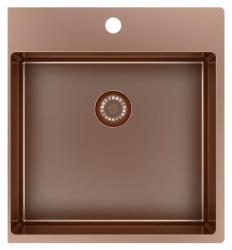 Pure.Sink Exclusivo Меден мивка 49x52 см Tapwing с отвор за смесител 10mm радиус PEX4540T-62