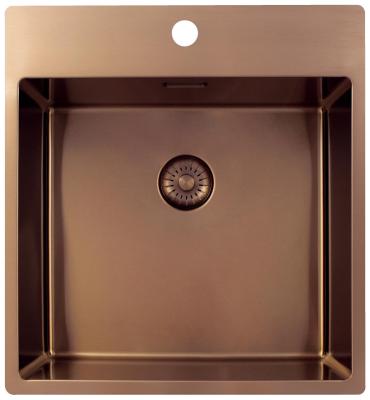 Pure.Sink Exclusivo Меден мивка 49x52 см Tapwing с отвор за смесител 10mm радиус PEX4540T-62