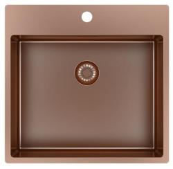 Pure.Sink Exclusivo Меден мивка 54x52 см Tapwing с отвор за чешма 10mm радиус PEX5040T-62