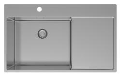 Pure.Sink Exclusivo RVS мивка със сушилня 86x52 см Tapwing ляво PEX5086LT-02
