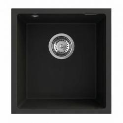 Graniteland Miniva Гранитно мивка Черно подстройка 385x410 мм 1208971450