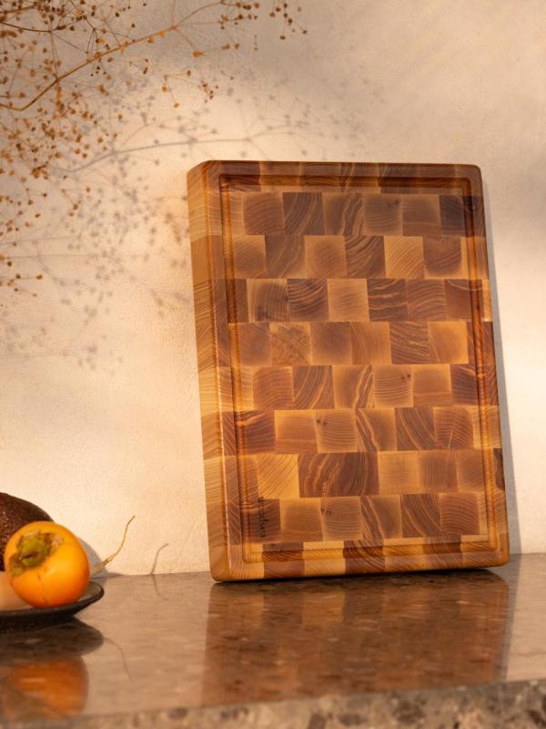 Woodsea Woodstone Ash S - Есен Дървена Дъска за Рязане Квадратна 20x20cm 1208971526