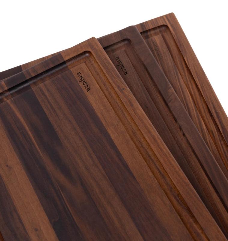 Woodsea Butcher Groove L - Орехова дървена дъска за рязане със сокоуловачка 60x45 cm 1208971536