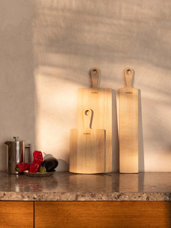 Woodsea Pine Natural S - Дъска за рязане от кленово дърво 20x38cm 1208971572