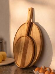Woodsea Pizza L - Дъбова Пица Дъска Кръгла Ø35 см 1208971583
