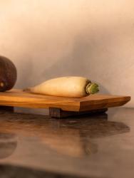 Woodsea Sushi S- Суши дъска от дъбено дърво с крачета от орехово дърво 30x12 cm 1208971584