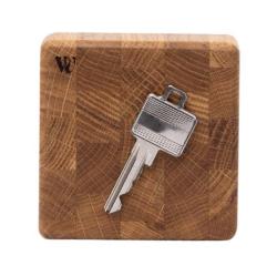 Woodsea End Grain Oak - Дървен държател за ключове от дъб 9x9 см 1208971600