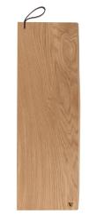 Woodsea Serving S - Дървена сервирна дъска от дъб 55x17 см с кожена дръжка 1208971615