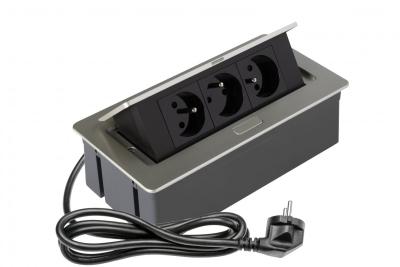 SOFT изтеглящ се контактен блок, захранващ кабел 1,5 м