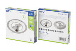 LED градински-парков луминер ORLANDO, 50 W, 5000 lm, 4000K, AC180-250V, IP65
