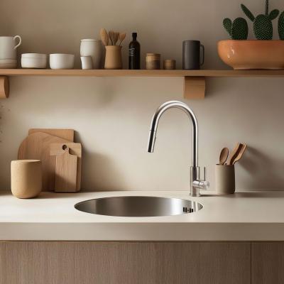 Pure.Sink Rondo RVS Кръгло мивко за вграждане, подграждане и надграждане 38 см PRN38-02