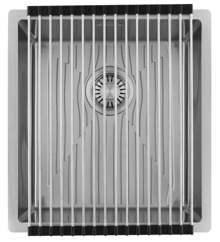 Pure.Sink Luxion Неръждаема мивка 36x40 cm за вграждане, плоско вграждане и надграждане  PLX3640-02