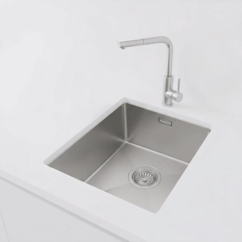 Pure.Sink Luxion неръждаема мивка 36x40 cm за вграждане, плоско вграждане и надграждане PLX3640-02