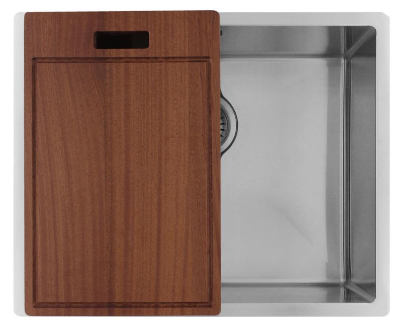 Pure.Sink Luxion Неръждаема мивка 50x40 cm за вграждане, плоско вграждане и надграждане  PLX5040-02