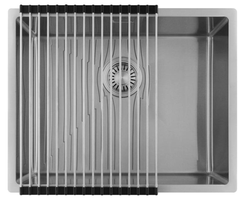 Pure.Sink Luxion Неръждаема мивка 50x40 cm за вграждане, плоско вграждане и надграждане  PLX5040-02